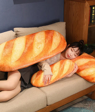 Lusy Store LLC French Bread Plush Pillow Stuffed Food Plushie Party Prop Decor Sleeping Companion Man Gift Plush
