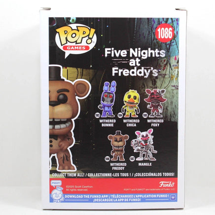 Funko Withered Freddy 1086 Figures Pop Five Nights at Freddy's 4.3in Vinyl Figure Collectible Limited Edition Model Toy Gift