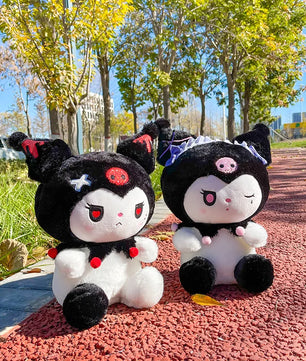 Lusy Store LLC Dark Devil Kuromi Doll Plush Toy Cute Girl Large Plush Pillow Children's Gift Plush