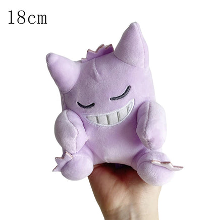 Sleeping Pokemon Charizard Peluche Plush Toy Pachirisu Piplup Pichu Leafeon Sylveon Glaceon Gengar Sprigatito Pikachu Doll Gift Gengar 18cm