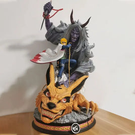 Lusy Store LLC Naruto Action Figure Namikaze Minato Figurine Naruto Statue Yondaime Hokage Pvc Model Gift 29cm Action Figure