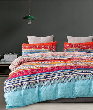 Bohemian Style Bedding set Mandala Floral Printed Duvet Cover Pillowcase Germany Single Double Queen Super King Size 3pcs Sets Lusy Store