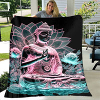 Buddha Sakyamuni Buddhism Faith Religion Soft Plush Blanket, Flannel Blanket Throw Blanket for Living Room Bedroom Bed Sofa Pray