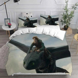 How to Train Your Dragon Bedding Sets Comforter Quilt Bed Cover Duvet Cover Pillow Case 2-3 Pieces Sets Kids Adult Size Lusy Store