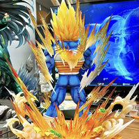 Lusy Store LLC Dragon Ball Gk Model Anime Figure Super Saiyan Vegeta 14.2inch Majin Vegeta Large Statue Room Decor Ornament Gift Toys Action Figure