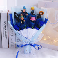Lovely Plastic Anime Action Figure Bouquet Gift Box Valentine Birthday Graduation Christmas Gifts Clear