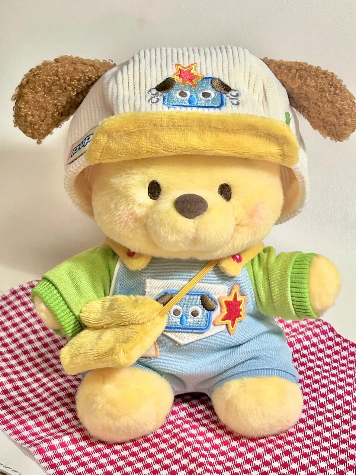 Chubby Spring Outing Plan Series Pooh Bear Stuffed Plush Toys Kawaii Winnie the Pooh Plush Dolls Gifts