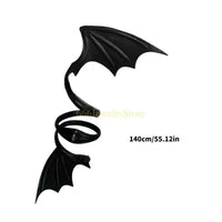 F2TD Chokers Bat Wing Necklace Portable for Halloween Costumes and Themed Parties