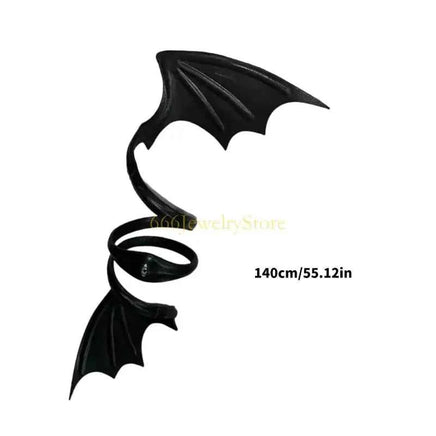 F2TD Chokers Bat Wing Necklace Portable for Halloween Costumes and Themed Parties