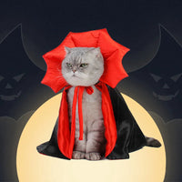 Pet Halloween Costumes Cosplay Vampire Cloak For Small Dog Cat Kitten Puppy Dress Kawaii Pet Clothes Cat Accessoties Gift