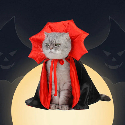 Pet Halloween Costumes Cosplay Vampire Cloak For Small Dog Cat Kitten Puppy Dress Kawaii Pet Clothes Cat Accessoties Gift