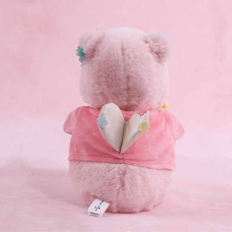 Lusy Store LLC Pink Sakura Winnie Bear Hom Decor Stuffed Dolls Cartoon Animals Plush Toys Cute Perfumed Plush Bear Dolls Stuffed Animal