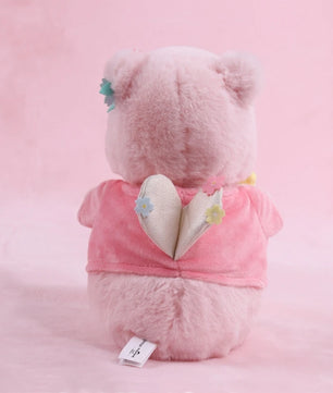 Lusy Store LLC Pink Sakura Winnie Bear Hom Decor Stuffed Dolls Cartoon Animals Plush Toys Cute Perfumed Plush Bear Dolls Stuffed Animal