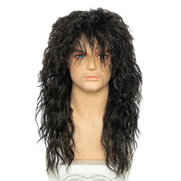 Men Women 70s 80s Rock Punk Wig Long Curly Synthetic Hair Halloween Wigs Halloween Costumes Animation Wigs