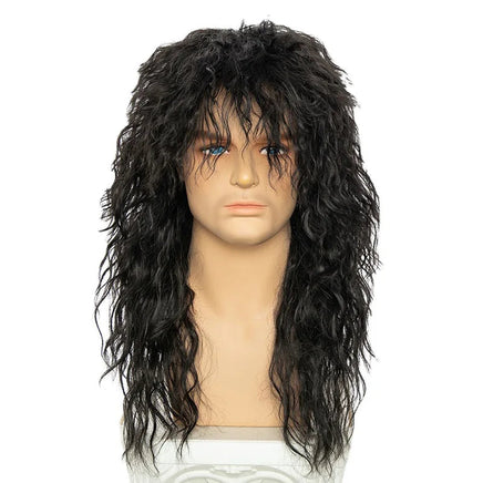 Men Women 70s 80s Rock Punk Wig Long Curly Synthetic Hair Halloween Wigs Halloween Costumes Animation Wigs