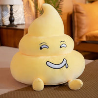 Funny Poop Plush Toy Stuffed Halloween Children Gifts Strange Poop Pillow Home Decor 25cm E