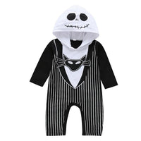 0-24Months Baby Boys Jumpsuits Halloween Costumes Children Halloween Cosplay Party Boy Clothes Long-sleeved Hoodie set1