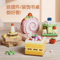 ToylinX Delicious Dessert Building Blocks Sets, Assorted Stem Toys Building Sets for Halloween Gift for Children and Adults. 33300 with box