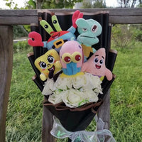 Spongebob Squarepants Plush Bouquet Patrick Star Christmas and Valentine's Day Gifts