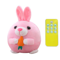 Interactive Moving Dog Ball, Cartoon Pig Plush USB Rechargeable Toy, Washable & Talking Pet Toy for Dogs & Cats Rabbit