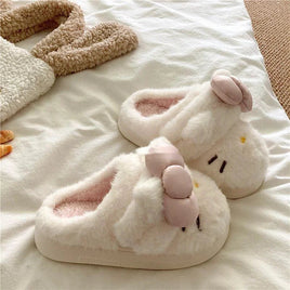 Hello Kitty Cute Plush Slippers for Women at Lusy Store