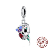 Gothic 2025 Charms 925 Sterling Silver Halloween Nightmare Skull Skeleton Beads Fit Snake Chain Bracelet Necklace DIY Jewelry OMT151