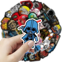 Lusy Store 100Pc Star Wars Stickers Laptop Motorcycle Phone Car Suitcase Decals DIY Waterproof Sticker for Children Toy 