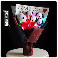 Snoopy Plush Bouquet Cute Doll Flower Puppy Graduation Gift N