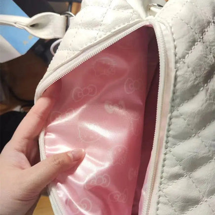 Bag Hello Kitty Medieval Times Fashion Tote Bag Cartoon Embroiderydelicate High-capacity Handbag Travel Storage Cute Y2k