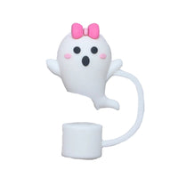 1-19pcs Cartoon 3D Halloween Series Stanley Straw Covers Reusable 10mm Straw Topper Compatible With Dust-Proof Straw Tips Lid 1pcs-15 CHINA