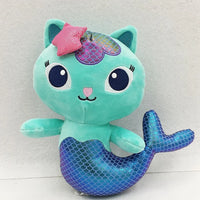 Animals Plush Gabby Dollhouse Lovely Plush Gaby Toy Plush House Cat Doll Cartoon Stuffed Animals Mermaid Cat Plushie Dolls Kids MAROON