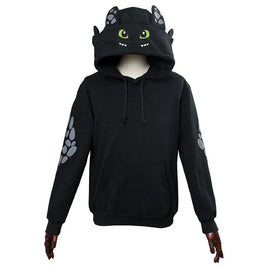 Adult Kids How to Train Your Dragon Toothless Cosplay Hoodie Sweatshirt Casual All-match Pullover Jackets Coat Hooded Tops Lusy Store