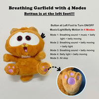 Easter Plush | Soft Breathing Jesus Comfort Toy | 16 in | Lusy Store Garfield 16" - 4 Modes
