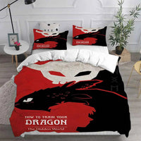 How to Train Your Dragon Bedding Sets Comforter Quilt Bed Cover Duvet Cover Pillow Case 2-3 Pieces Sets Bedroom Decoration Lusy Store