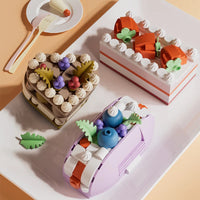 ToylinX Delicious Dessert Building Blocks Sets, Assorted Stem Toys Building Sets for Halloween Gift for Children and Adults.