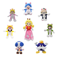 Lusy Store LLC 25 Styles Mario Plush Toys Luigi Princess Peach Toad Diddy Kong Koopa Troopa Bowser Jr Anime Stuffed GIfts Plush