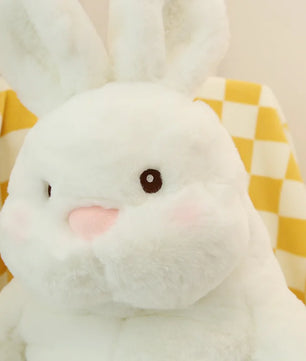 Lusy Store LLC Giant Lazy Rabbit Dolls Soft Plush Cute White Bunny Animal Toys Baby Sleep Pillows Cushion Gifts Plush