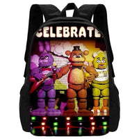 Cartoon Five Night At Freddy Child School Backpack With Shoulder Bag Pencil Bags School Bags for Boys Girls Best Gift XHOO4-SB-145-A8