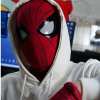 Spiderman Mask Eyes Movable Remote Control Peter Parker Halloween Cosplay Costume Mask