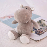 Giraffe Plush Toy – Soft & Cuddly Jungle Animal, 9.8" – Lusy Store hippo 9.8"