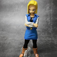 Lusy Store LLC Dragon Ball Z Android 17 18 PVC Action Figures Collection Model Toys for Children Gifts Action Figure