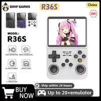 Video Game Console Retro Handheld  Linux System 3.5 Inch IPS Screen Portable Player 64GB Games Multiple Colors Lusy Store