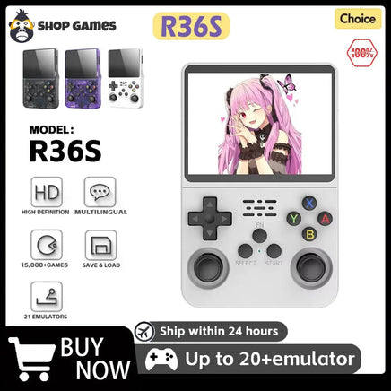Video Game Console Retro Handheld  Linux System 3.5 Inch IPS Screen Portable Player 64GB Games Multiple Colors Lusy Store