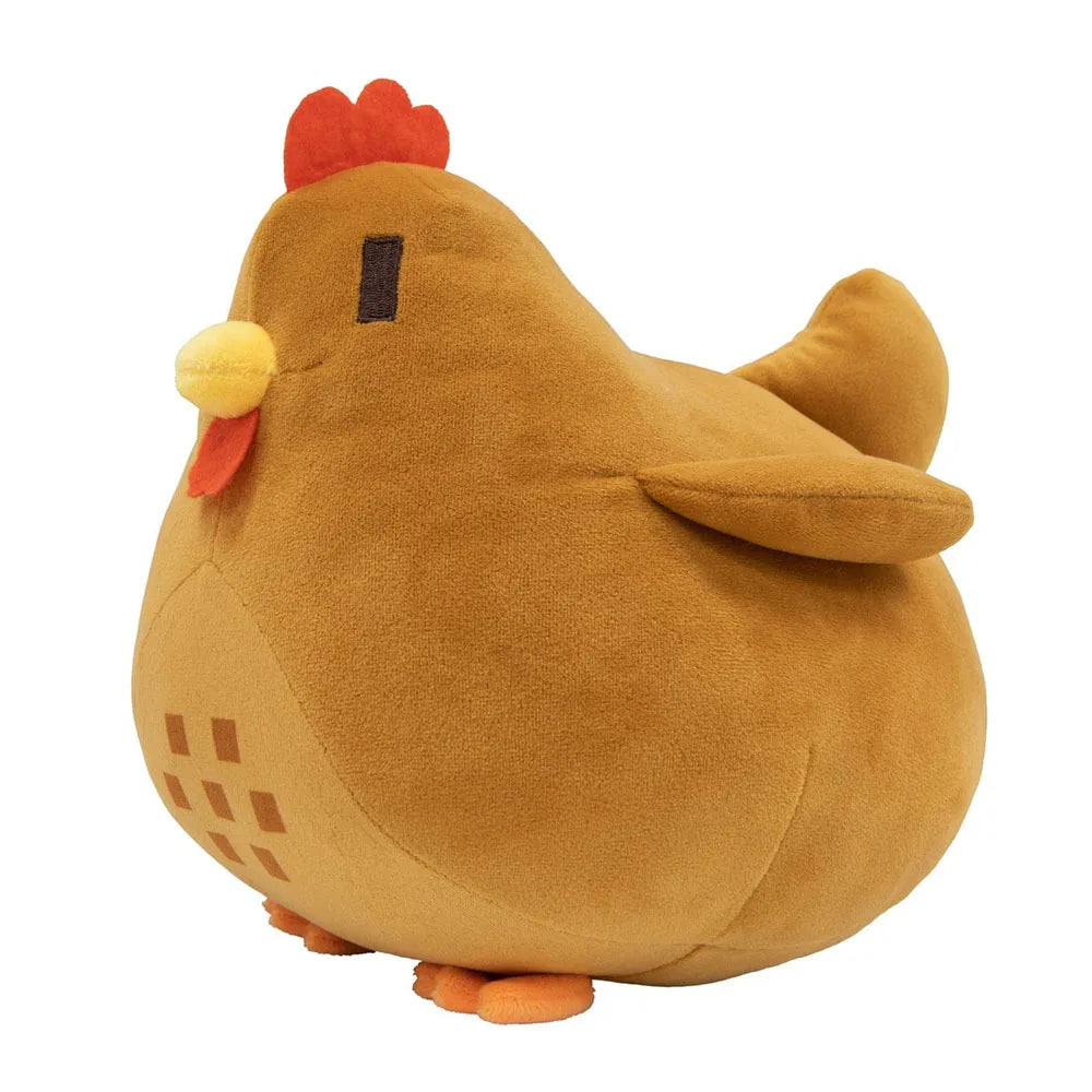 Lusy Store LLC Stardew Valley Plush Chicken Soft Stuffed Animal Kawaii Cartoon Toy Baby Companion Throw Pillow Gift Plush