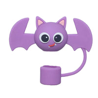 1-19pcs Cartoon 3D Halloween Series Stanley Straw Covers Reusable 10mm Straw Topper Compatible With Dust-Proof Straw Tips Lid 1pcs-04 CHINA