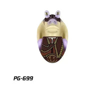 Star Wars Mandalorian Mini Robot Figure Toy - Han Solo, C-3PO, Leia, Darth Vader, Boba Fett Blocks PG699