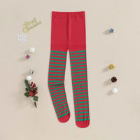 Pudcoco Halloween Striped Tights Leggings Cosplay Costume Christmas Stockings for Girls Halloween Party Favors