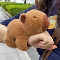 1-20PCS Rytanda Capybara Clap Circle Toys Slap Snap Wrap Wristband Bracelet Capybara Plush Hand Ring Fun Pop Circles Kids Gift