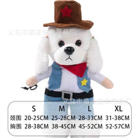 Funny Pet Dog Cosplay Clothes Novelty Puppy Halloween Costumes Sweatshirt Christmas Festival Party Outfit Pet Dress Accessories D