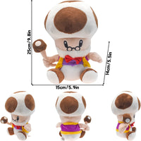 Elephant Mario Luigi Funny Soft Plush Toys Mario Bros Cute Anime Stuffed Animals Festival Gifts old mushroom
